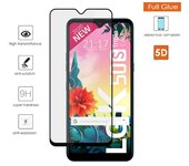 Protector Cristal Templado Completo 5D Full Glue Negro para Lg K50S Vidrio