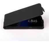 Funda para Samsung Galaxy S8 in NEGRO oXIDO - Cubierta Proteccion Estilo Flip de Cuero Sintetico Estructuro - Etui Case Cover Carcasa