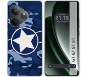 Funda Silicona Realme GT 6 / GT 6T 5G Camuflaje 03