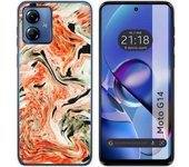 Funda Silicona Motorola Moto G14 Mármol 12