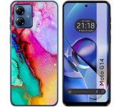 Funda Silicona Motorola Moto G14 Mármol 15