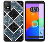 Funda Silicona TCL 403 Mármol 06