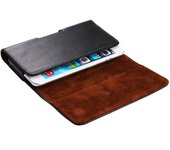 Funda Cinturon para ALCATEL 1A (2020) con Clip Horizontal de Piel Autentica