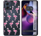 Funda Silicona Motorola Moto G84 5G Flamenco