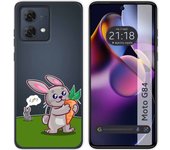 Funda Silicona Motorola Moto G84 5G Conejo