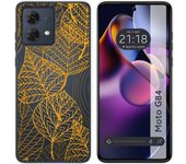 Funda Silicona Motorola Moto G84 5G Hojas