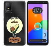 Funda Silicona Transparente TCL 403 Culo Natural