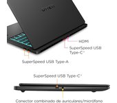 HP OMEN 14-fb0003ns Intel Core Ultra 9 185H Portátil 35,6 cm (14 pulgadas pulgadas) 3K 32 GB LPDDR5x-SDRAM 1 TB SSD NVIDIA GeForce RTX 4070 Wi-Fi 7 (802.11be) Windows 11 Home Negro