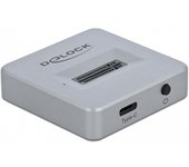 DeLOCK 64000 base de conexión para disco duro Plata