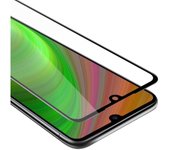 Pelicula Protectora para Xiaomi RedMi NOTE 7 en TRANSPARENTE con NEGRO - Pantalla de Vidrio Templado Cobertura Completa (Tempered) Compatible 3D con Dureza 9H