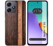 Funda Silicona Xiaomi Redmi 12 5G Madera 05