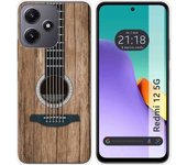 Funda Silicona Xiaomi Redmi 12 5G Madera 11