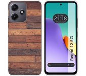 Funda Silicona Xiaomi Redmi 12 5G Madera 03