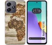 Funda Silicona Xiaomi Redmi 12 5G Madera 07