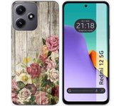 Funda Silicona Xiaomi Redmi 12 5G Madera 08