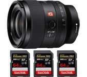 FE 35mm f/1.4 GM + 3 SanDisk 64GB Extreme PRO UHS-II SDXC 300 MB/s + PDF  pulgadas pulgadas20 TÉCNICAS PARA MEJORAR