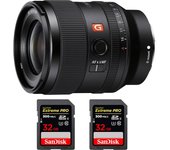FE 35mm f/1.4 GM + 2 SanDisk 32GB Extreme PRO UHS-II SDXC 300 MB/s + PDF  pulgadas pulgadas20 TÉCNICAS PARA MEJORAR