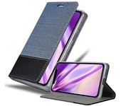 Funda Libro para Apple iPhone 11 PRO MAX (XI PRO MAX) en AZUL OSCURO NEGRO - Cubierta Proteccion con Cierre Magnetico, Tarjetero y Funcion de Suporte - Etui Case Cover Carcasa