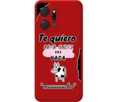 Funda Silicona Roja Honor X7a Vaca