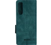 Funda para Sony Xperia 10 V Wallet Función Soporte de vídeo Verde oscuro