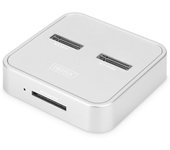 Digitus Estación de acoplamiento SSD M.2 NVMe + M.2 SATA con lector de tarjetas SD-Express, USB-C™