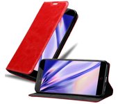 Funda Libro para ZTE Nubia Z17 MINI en ROJO MANZANA - Cubierta Proteccion con Cierre Magnetico, Tarjetero y Funcion de Suporte - Etui Case Cover Carcasa
