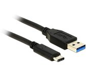 DeLOCK 0.5m USB3.1-C/USB3.1-A cable USB 0,5 m USB 3.2 Gen 2 (3.1 Gen 2) USB A USB C Negro