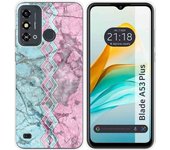 Funda Silicona ZTE Blade A53 Plus Mármol 08