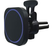 BigBen Connected Cargador coche 2 en 1 MagSafe 15W con Soporte para Coche Negro