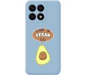 Funda Silicona Azul Honor X8a Vegan Life