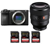 A6700 + FE 50mm f/1.2 GM + 3 SanDisk 128GB Extreme PRO UHS-II SDXC 300 MB/s + PDF MCZ DIRECT '20 TÉC