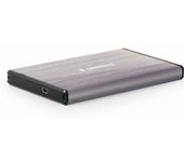 Gembird EE2-U3S-3-LG caja para disco duro externo Caja de disco duro (HDD) Gris claro 2.5 pulgadas