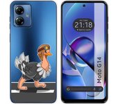 Funda Silicona Motorola Moto G14 Avestruz