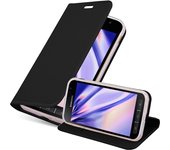 Funda Libro para Samsung Galaxy XCOVER 4 en CLASSY NEGRO - Cubierta Proteccion con Cierre Magnetico, Tarjetero y Funcion de Suporte - Etui Case Cover Carcasa