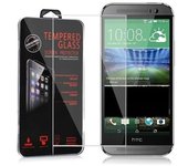 Pelicula Protectora para HTC ONE M8 (2.Gen.) en TRANSPARENCIA ELEVADA - Vidrio Templado (Tempered) Cristal Antibalas Compatible 3D con Dureza 9H