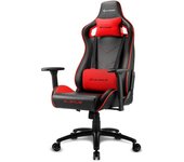 Sharkoon Elbrus 2 Silla para videojuegos universal Asiento acolchado Negro, Rojo