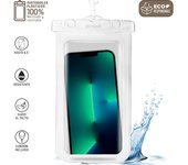 muvit for change funda acuática universal hasta 6,5 pulgadas pulgadas IPX8 blanca