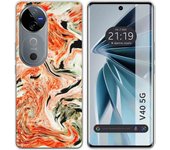Funda Silicona Vivo V40 5G Mármol 12