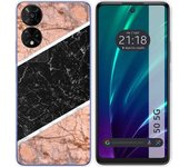 Funda Silicona TCL 50 5G Mármol 07