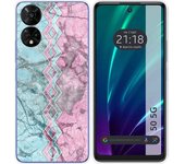 Funda Silicona TCL 50 5G Mármol 08