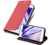 Funda Libro para Google PIXEL en ROJO MANZANA - Cubierta Proteccion con Cierre Magnetico, Tarjetero y Funcion de Suporte - Etui Case Cover Carcasa