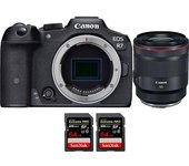 EOS R7 + RF 50mm F1.2 L USM + 2 SanDisk 64GB Extreme PRO UHS-II SDXC 300 MB/s + PDF MCZ DIRECT 20 TÉ