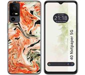 Funda Silicona TCL 40 NXTPAPER 5G Mármol 12