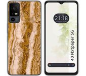 Funda Silicona TCL 40 NXTPAPER 5G Mármol 10