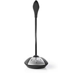Nedis MICDU100BK micrófono Negro, Gris