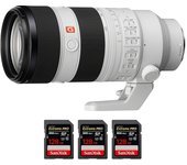 FE 70-200mm F2.8 GM OSS II + 3 SanDisk 128GB Extreme PRO UHS-II SDXC 300 MB/s + PDF MCZ DIRECT 20 TÉ