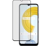 Protector Cristal Templado Completo 5D Full Glue Negro para Realme C21 / C11 2021 Vidrio