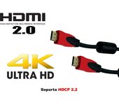 HDMI RED versión 2.0 de 1 metro hasta 4k x 2k con ferrita
