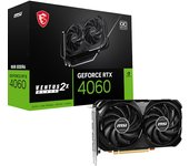 MSI VENTUS GEFORCE RTX 4060 2X BLACK 8G OC tarjeta gráfica NVIDIA 8 GB GDDR6