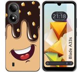 Funda Silicona Zte Blade A33s Helado Chocolate